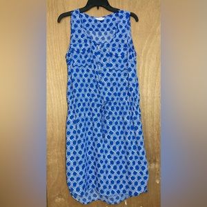 Nautica Blue Tie Waist Dress